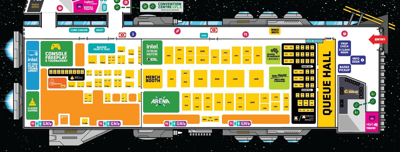 Pax Aus 2024 Map - Deeyn Novelia