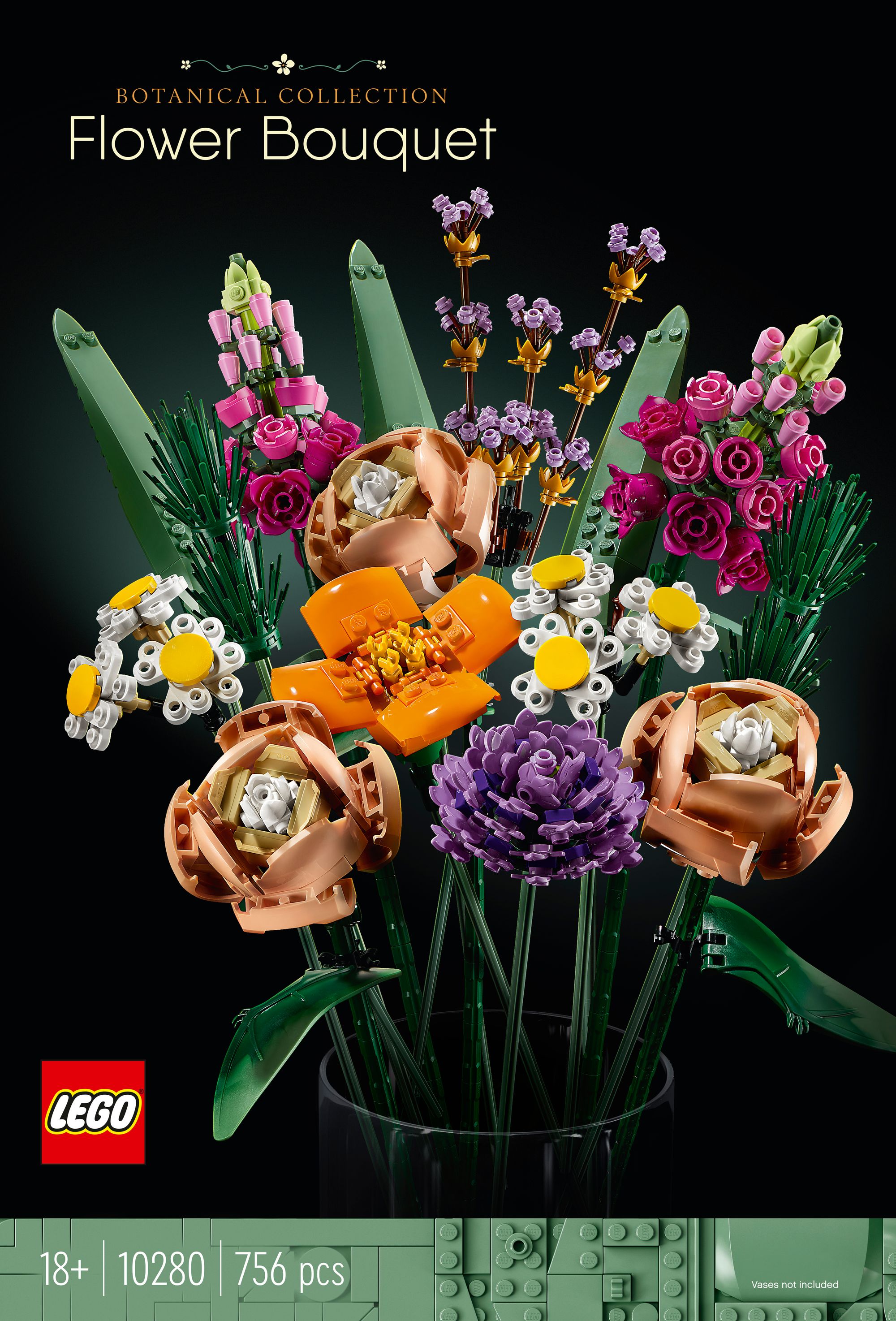 Lego Flower Bouquet review interesting build, great on display